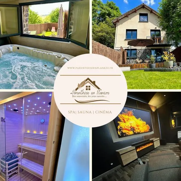 Maison Campagne SPA, Sauna, cinéma, jardin, hotel di Valuéjols