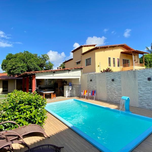 Casa com Piscina no Rio Vaza-Barris
