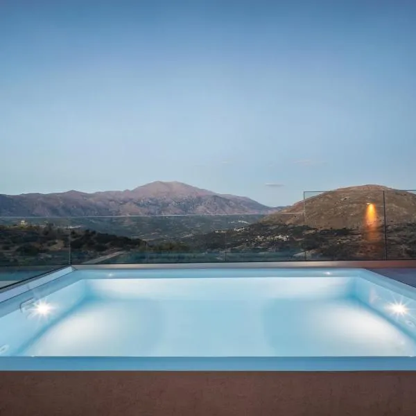 Luxury apartment with rooftop pool in Meronas, hotel en Méronas