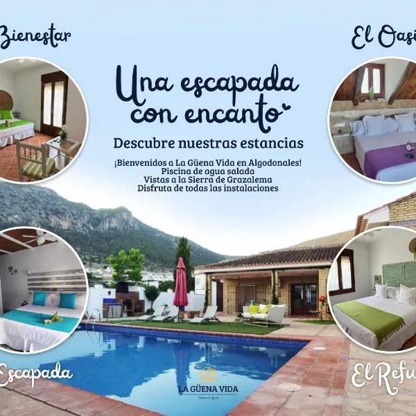 La Güena Vida, hotel Algodonalesben