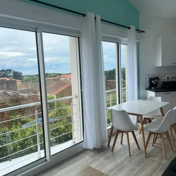 Maison Centre Brem avec vue sur la côte, hotel v destinaci Brem Sur Mer