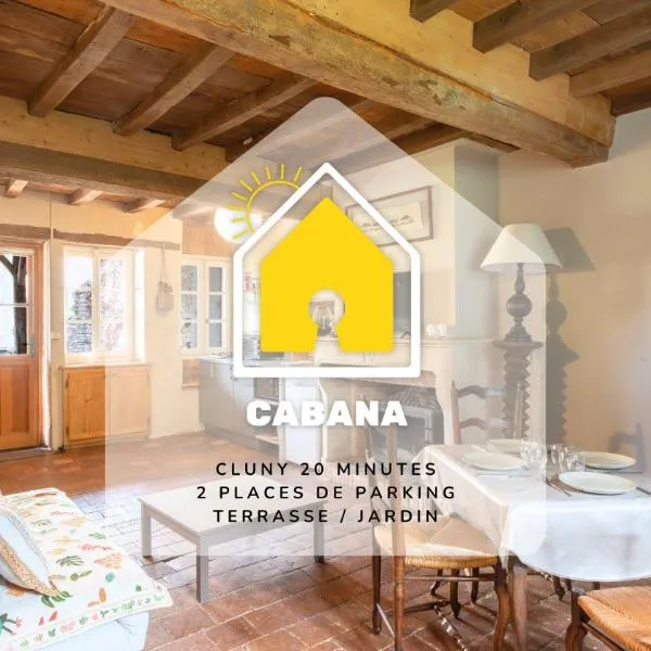 Cabana & La Maison du Père Amour، فندق في Chapaize