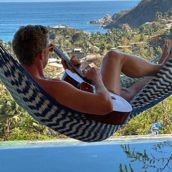 Casa La Vista Mazunte - Infinity Pool Villa with Ocean Views, hotel in Mazunte