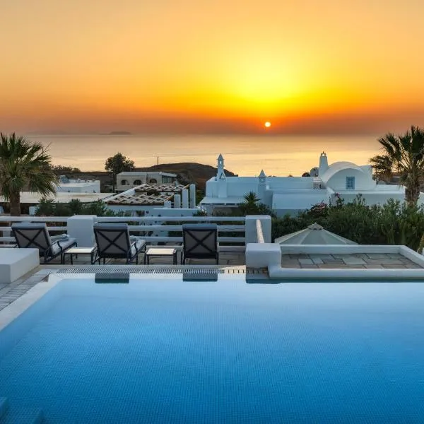 Anema Boutique Hotel & Villas Santorini、Vourvoulosのホテル