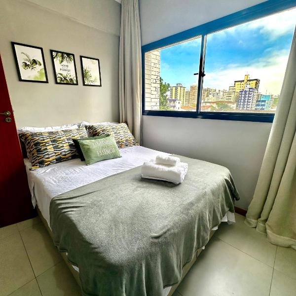 Apartamento aconchegante 8 min a pé até a praia