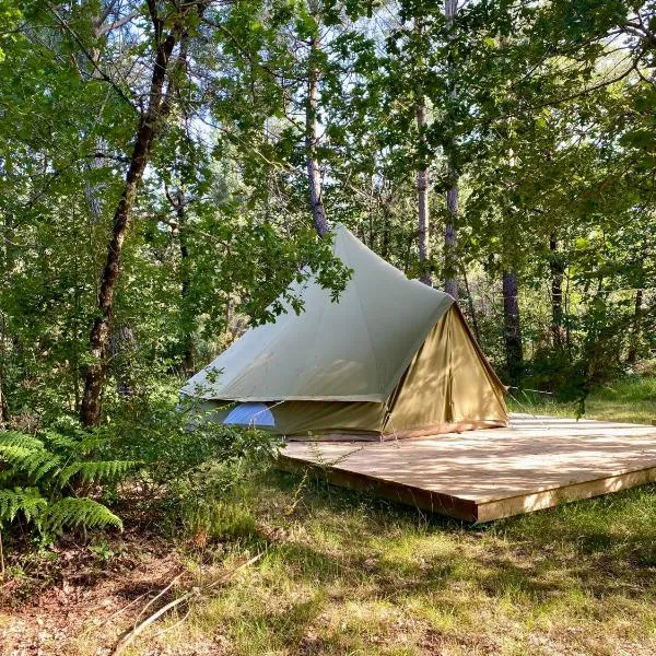 Camping la Kahute - Tente tipi au coeur de la fôret, hotel v destinaci Carcans
