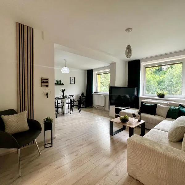 Apartmány New Forest Retreat - u lesa, s parkováním, 300Mbit internet, hotel v Jeseníku