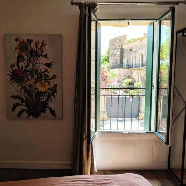 Gîte en face du Château de NIZAS, 4 chambres d'hôtes et 1 appartement familial avec 2 chambres, hotel v destinácii Nizas
