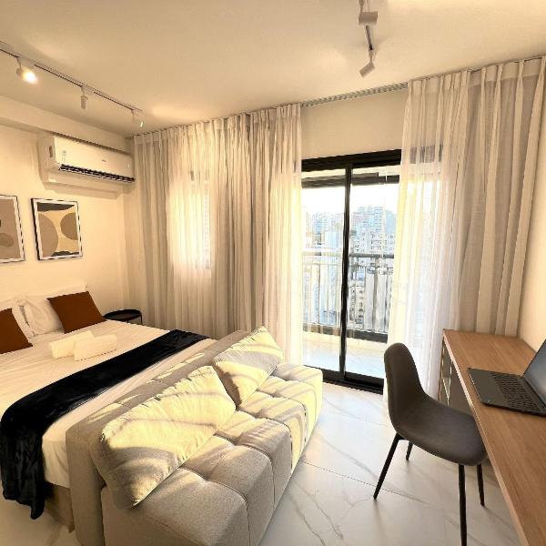 Moralia Consolação - Studios luxo com vista incrível