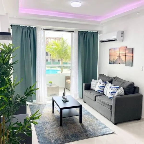 Beautiful and peaceful 2-bedroom family condo, hotel v destinaci Juan Dolio
