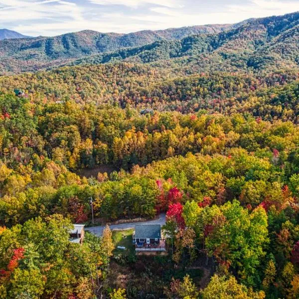 Private Cozy Cabin with Hot Tub & Fall Colorful Views - Only 10 min to The Parkway, хотел в Сивиървил