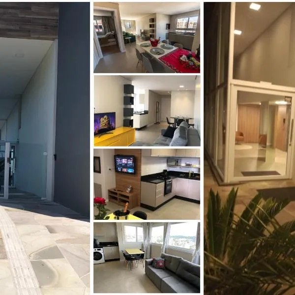 Dallas apartamentos na Via Gastronômica-Estacionamento-Amplos e equipados-Wifi, hotel v destinaci Bento Gonçalves
