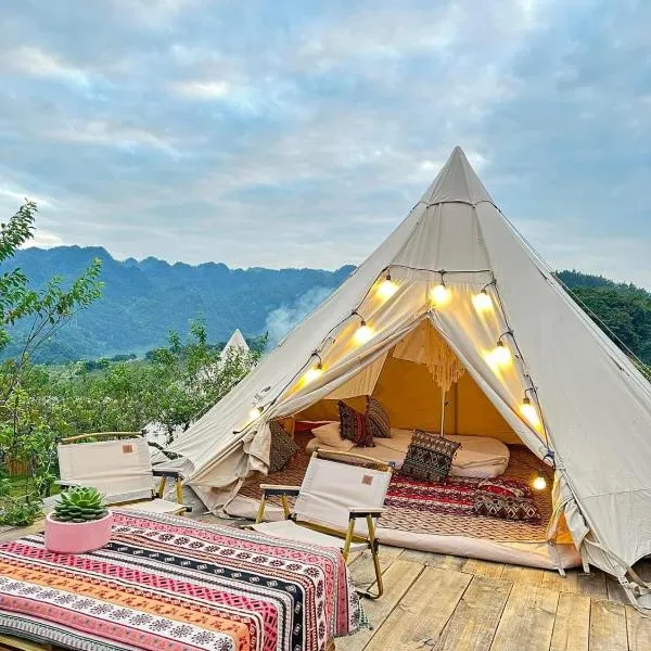 Viesnīca Green farm home & coffee pilsētā Làng Môn