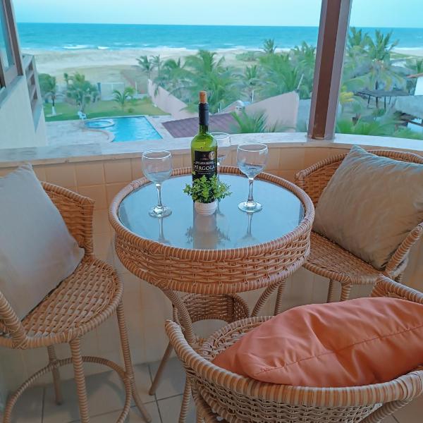 Flat Malua - Apartamento Pé Na Areia Com Vista Mar Taíba-CE - Foto 5