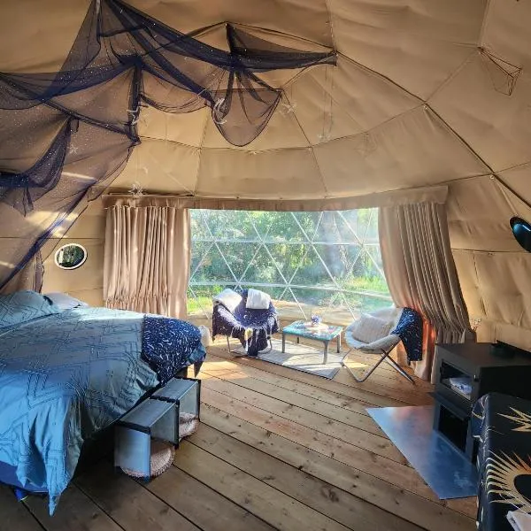 D1 StarGazer Geo Dome- 1 Queen- No pets, hotel in Drumheller