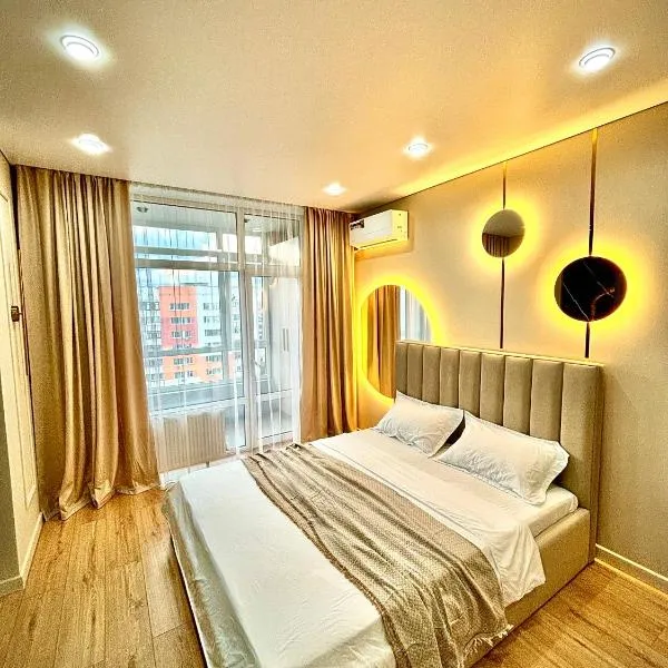 1 комнатная, уютная квартира в новом ЖК, hotel in Kostanay