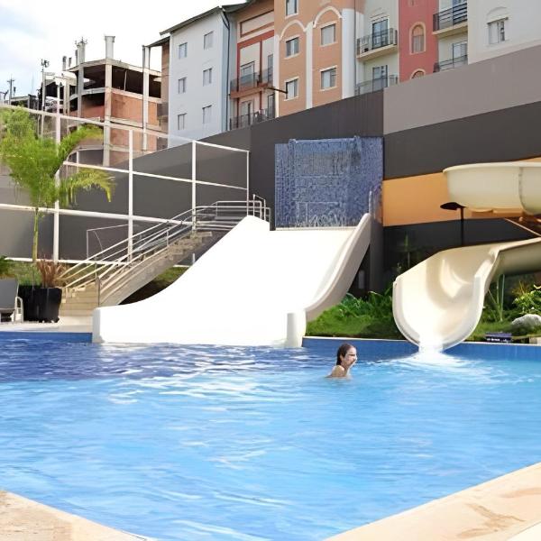 Apto em Rio Quente com ampla área de lazer e linda vista - Foto 4