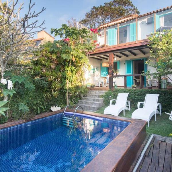 Casa de Praia vista ao mar e piscina