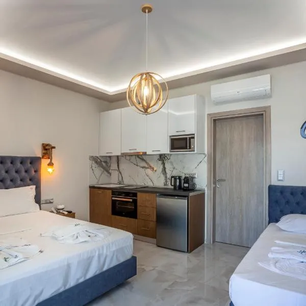 Olia seaside residence 120m from the beach, hotell sihtkohas Pefkochóri