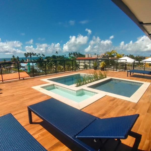 Flat 104 - Na Rua das Piscinas Naturais no Centro de Porto de Galinhas