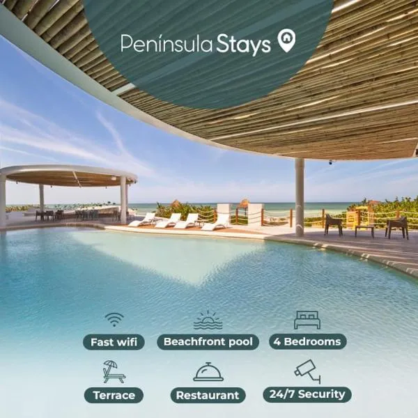 SIELA Oceanfront Luxury 4 BR Villa, hotel in San Bruno