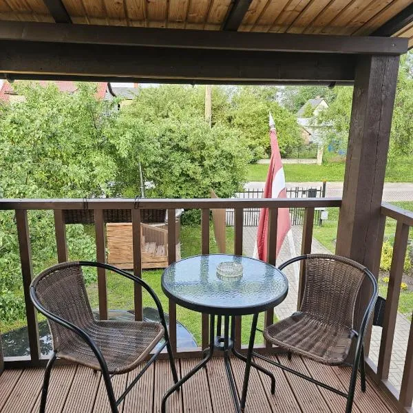 Namiņš ar balkonu, hotel v destinaci Jelgava