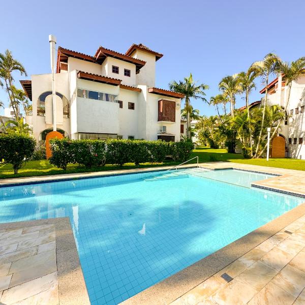 Apto estilo casa em condomínio com piscina na beira da praia - Foto 4