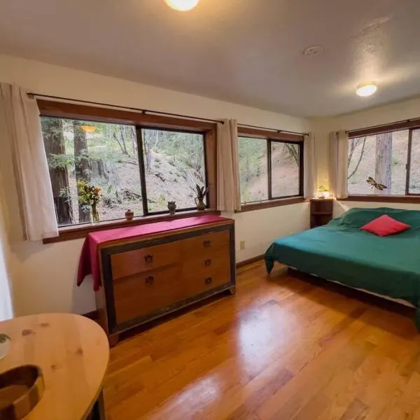 Little House in the Redwoods with a hot tub!, hôtel à Garberville