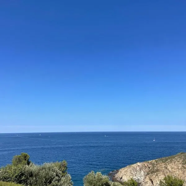 Studio-cabine à Banyuls-sur-Mer climatisé, terrasse, parking, Wi-Fi - FR-1-309-210, hotel in Banyuls-sur-Mer