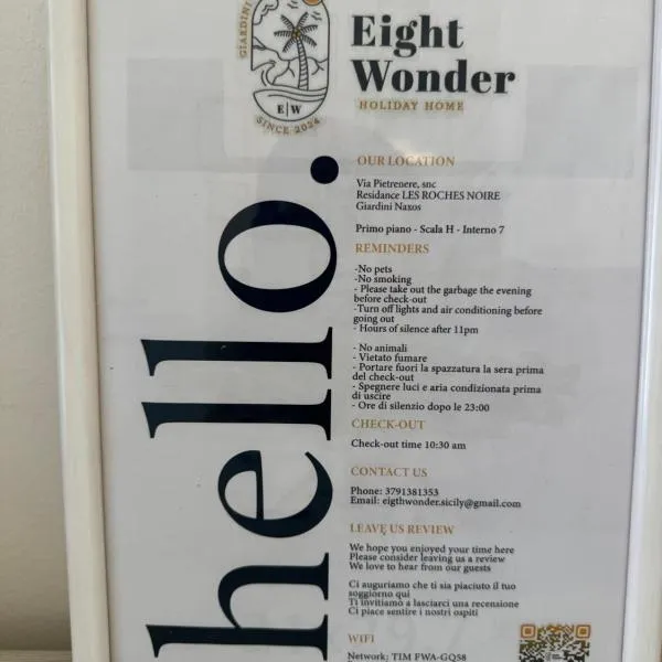 Eight Wonder, hotel v destinaci Giardini Naxos