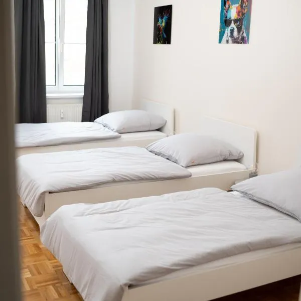 Design FerienOase mit Einzelbetten - 2 Schlafzimmer - Waschmaschine - Parkplatz, hotel v destinaci Pirna