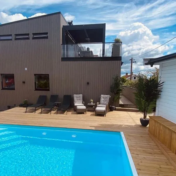 Villa på Jeløya, hotel u gradu Mos