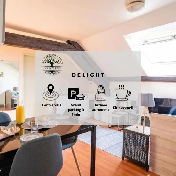 Delight - GOLDEN TREE - Clim - 20 min St-Croix & Center Parcs, hotel in Sarrebourg