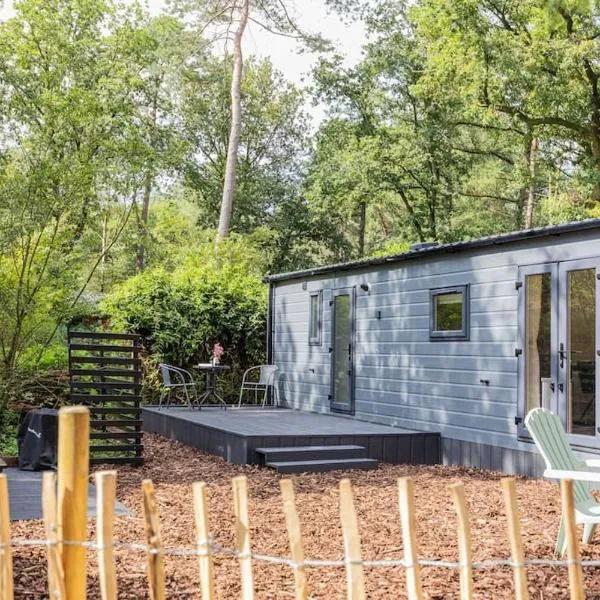 Schitterend chalet in het bos, hotel v destinaci Doornspijk