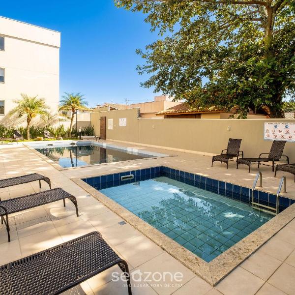 Apto em cond. c/piscina a 5min da praia MAR202