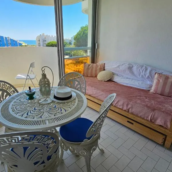 Studio cabine vue mer linge de maison fournis, hotel in La Grande-Motte