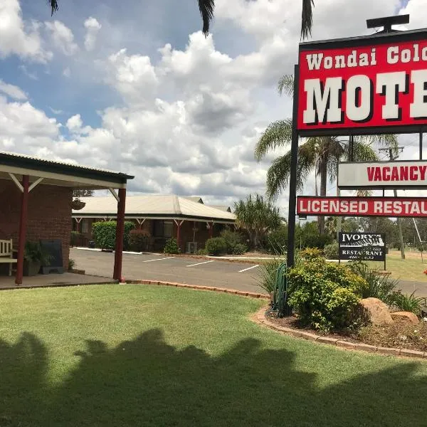 Wondai Colonial Motel & Ivory's Restaurant、Wondaiのホテル