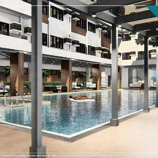 BE Residences Luxury Studio Apartments, AC, Pool, Gym, near IT Park, hotel in Cebu City
