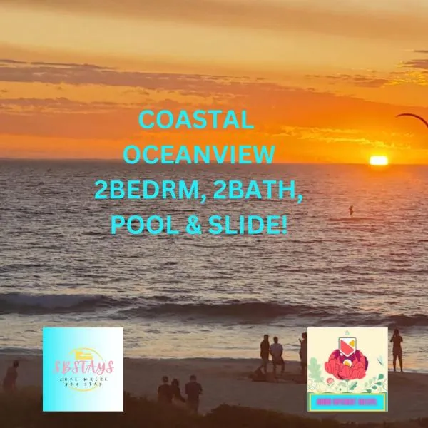 Coastal Oceanview 2bedrm 2bath Pool & Slide!, hotel v destinaci Perth