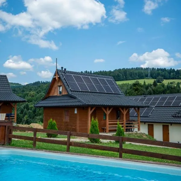 Chatki Niwkii u Zbója Studio z antresolą, viešbutis mieste Krościenko