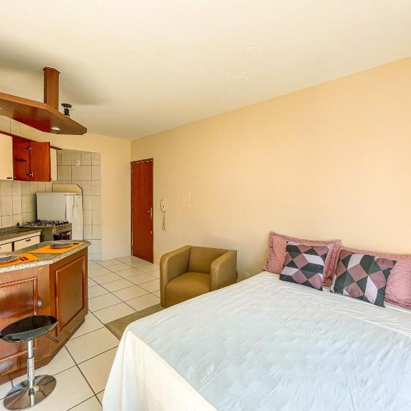 Studio no Centro: Piscina, Academia e Garagem N209