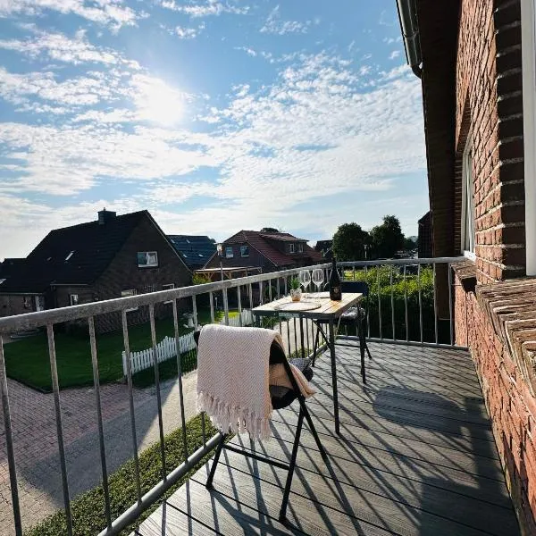 Casa del Sol - Ferienwohnung Norddeich: Norddeich şehrinde bir otel