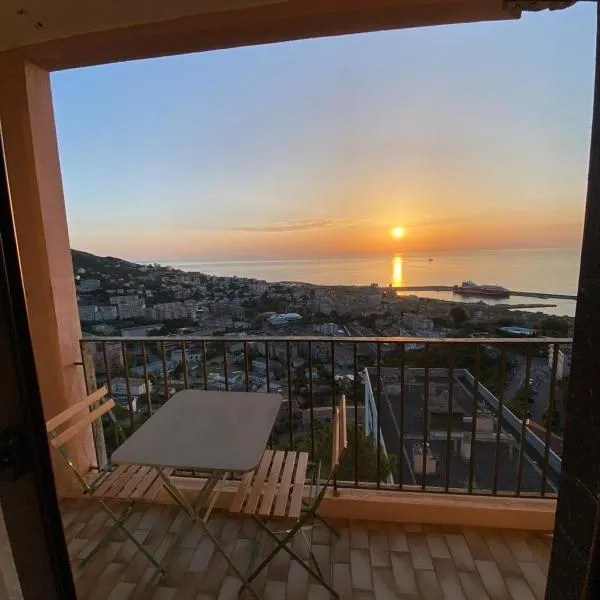 Appartement vue panoramique, hotel a Bastia