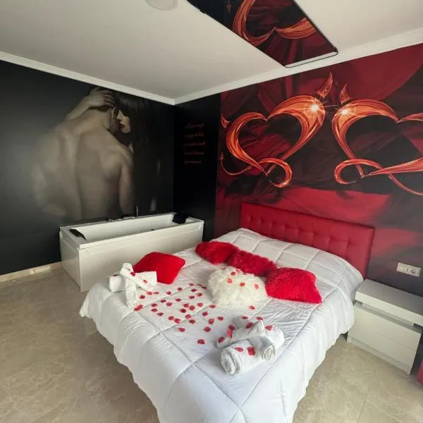 El refugio del amor, hotel Fuentealbillában