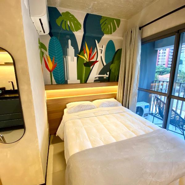 Studio 509 - Lindo studio ao lado do metro e shopping com Alexa
