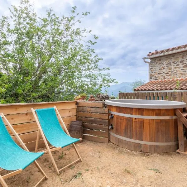 Mas Vizern avec bain nordique, hotel en Taillet