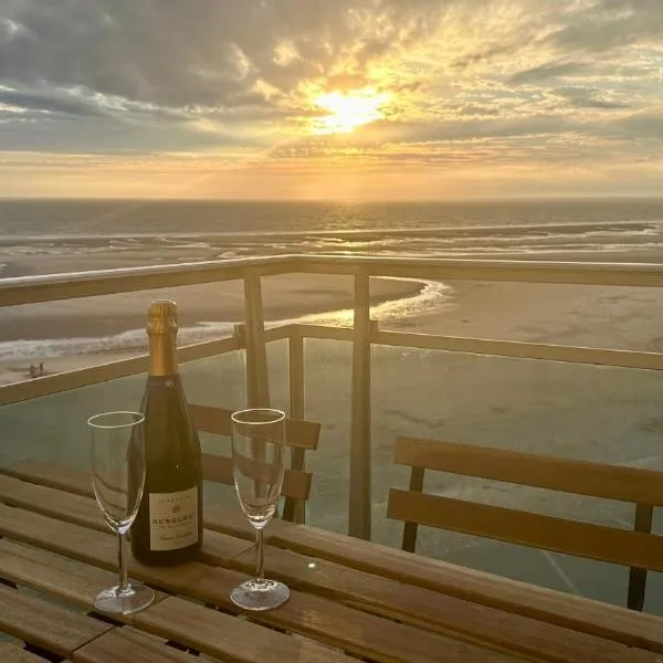 Appart front de mer, 5e étage, hotel en Neufchâtel-Hardelot