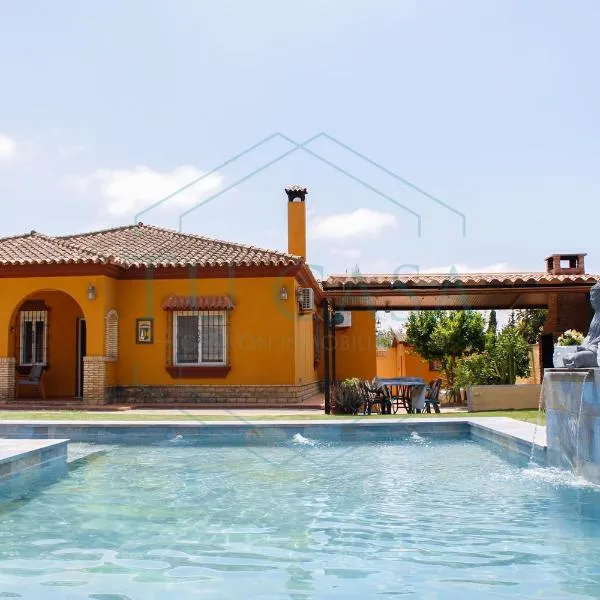 Villa Zahara de 3 habitaciones con Piscina, hotel v destinaci Cádiz