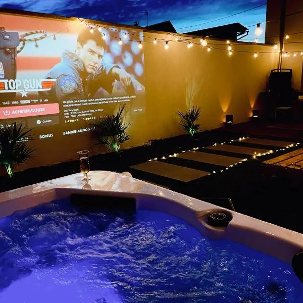 Full House, Jacuzzi, Netflix, 8 pers, free Parking 10' Colmar, hotel v destinaci Widensolen