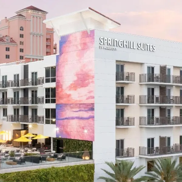 SpringHill Suites by Marriott Clearwater Beach、クリアウォーター・ビーチのホテル